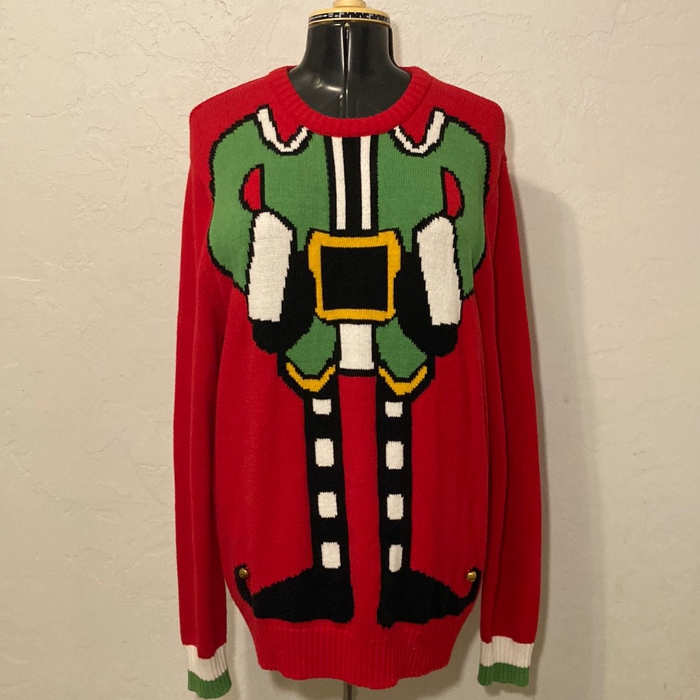 Imagin8 Elf Christmas Sweater